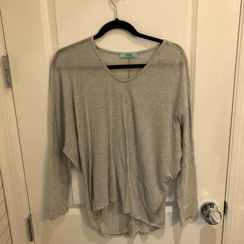 Long Sleeved Striped Tee